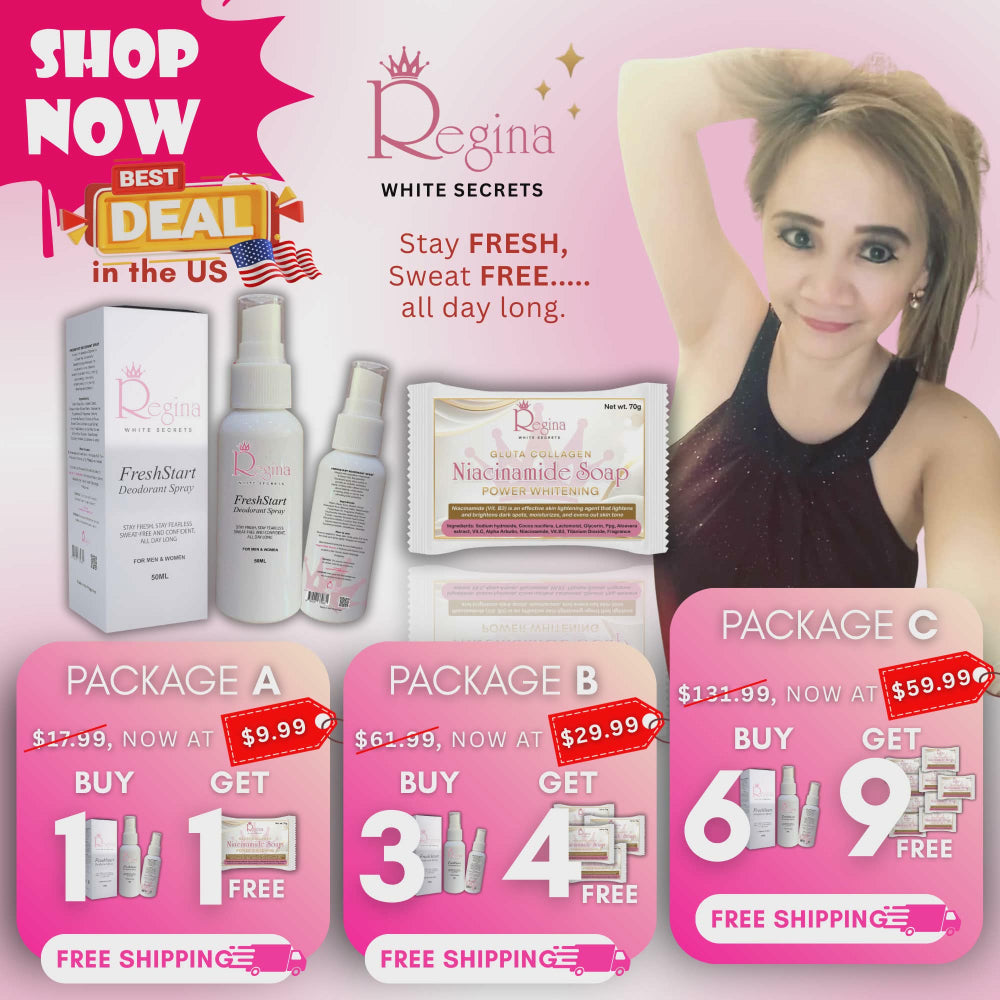 Ber Month BOGO Deals for FreshStart deodorant spray that shows 3 different packages with differing amounts of BOGO deals.