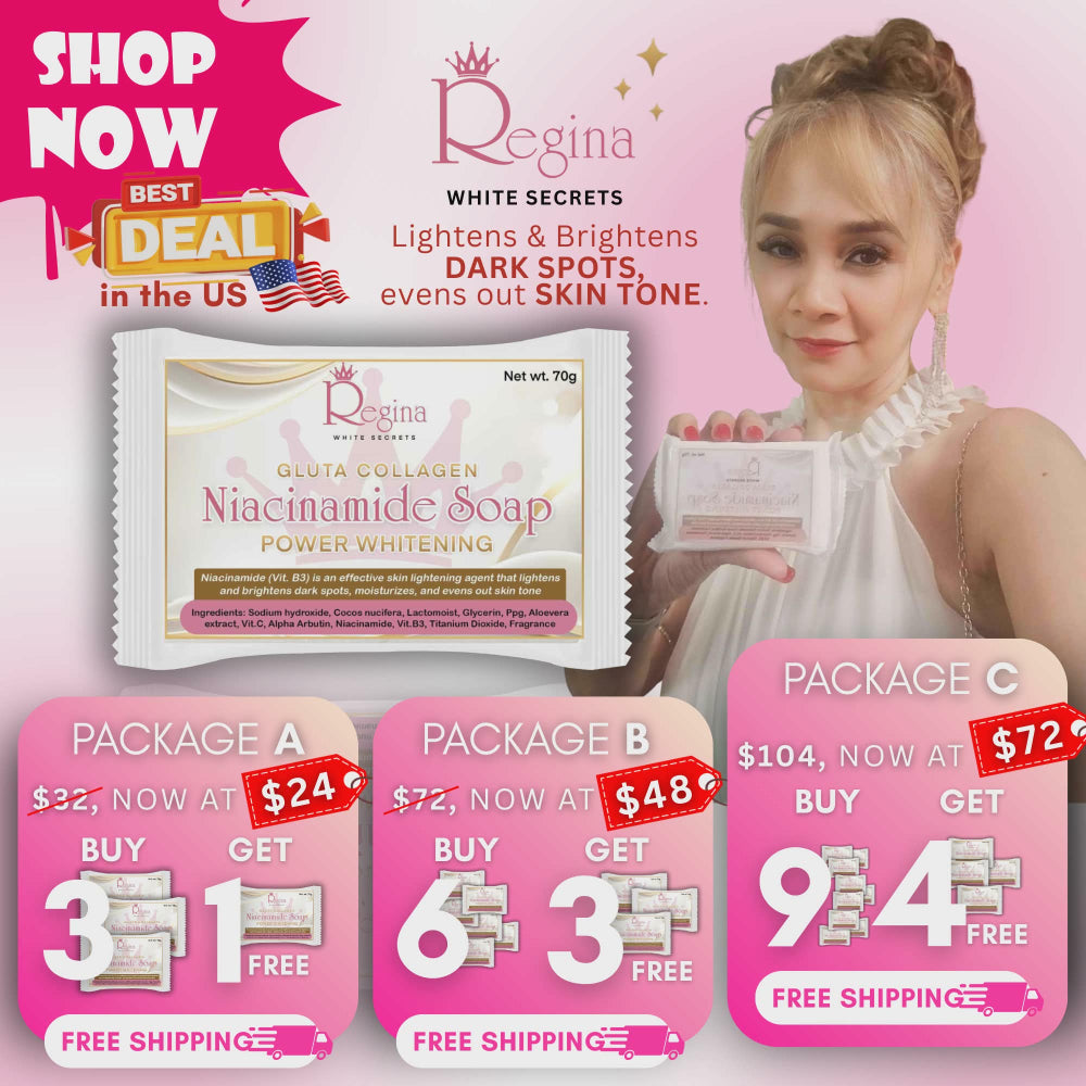 Ber Month BOGO Deals for Gluta Soap that shows 3 different packages with differing amounts of BOGO deals.