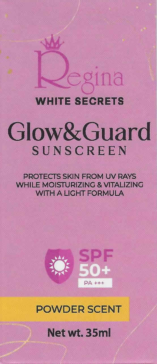 Glow&Guard Moisturizing Sunscreen with SPF 50+ - Regina White Secrets